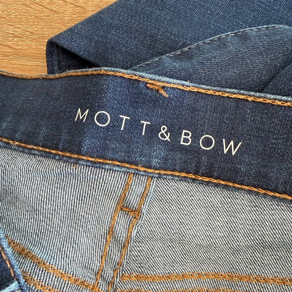 Mott & Bow High Rise Skinny Jane Jeans Anti-Flat Butt Leg-Lengthening - Picture 3 of 7